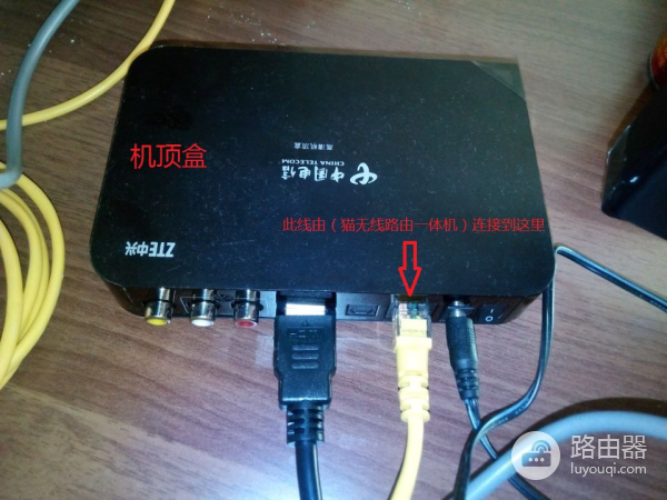 路由器与电视机顶盒怎么连接