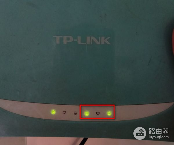 路由器都是绿灯